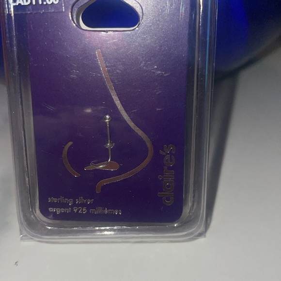 Sterling silver nose ring - Picture 3 of 4